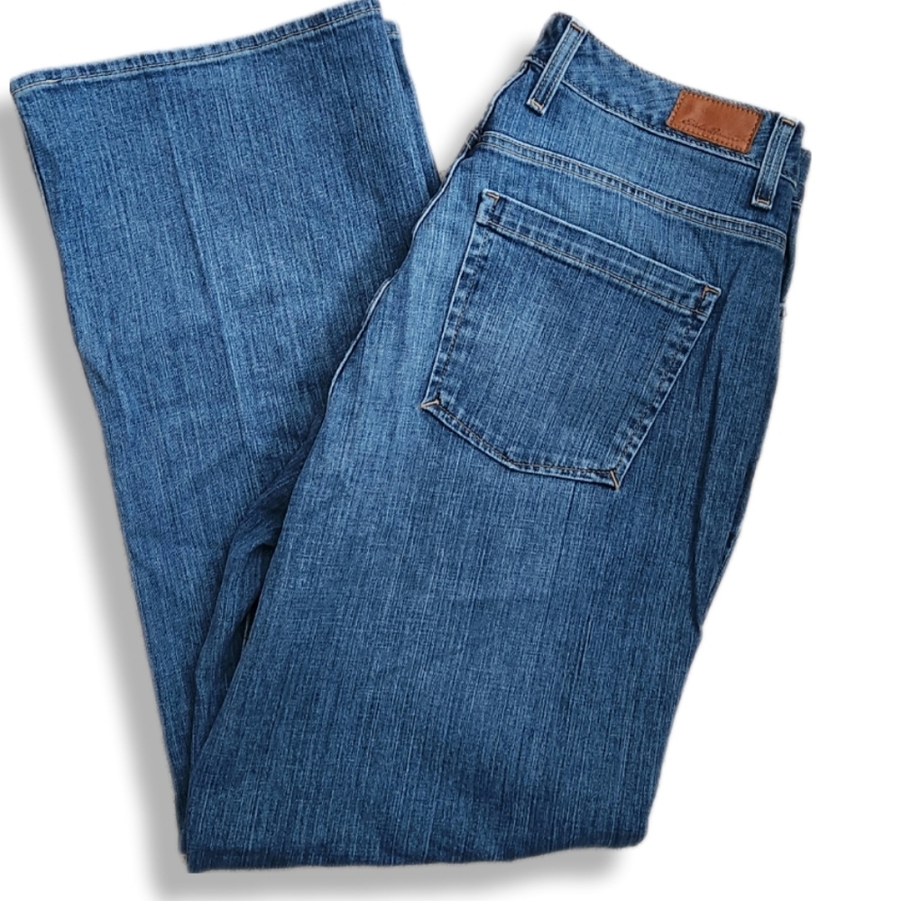 Eddie Bauer Authentic Denim Finest Quality, Durable& Long-Lasting Blue Jeans 16W